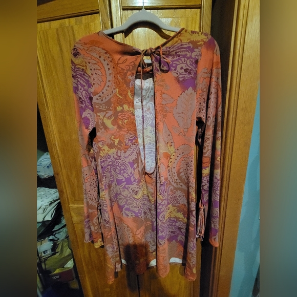 Urban Outfitters Silence & Noise Bohemian Long Sleeve Dress - Picture 4 of 5